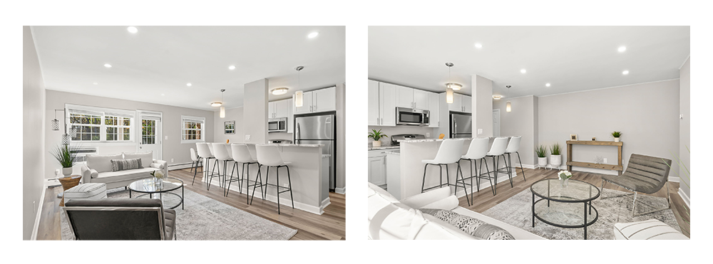 Designed to impress, built to last interior rooms with bright lighting
